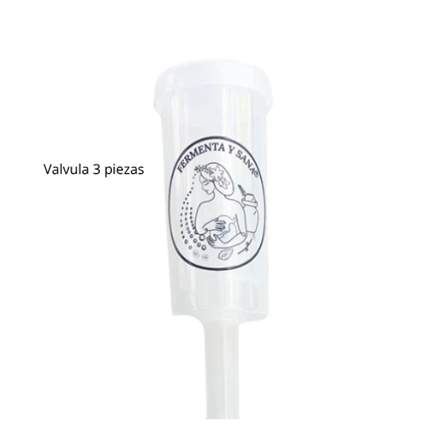 Tapa De Acero Inoxidable Para Fermentacion Con Valvula Airlock (86mm) 2