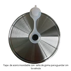 Tapa De Acero Inoxidable Para Fermentacion Con Valvula Airlock (86mm) 3