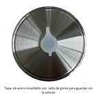 Tapa De Acero Inoxidable Para Fermentacion Con Valvula Airlock (86mm) 4