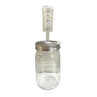 - Fermentador 800 ml, incluye válvula airlock y peso de fermentación 105gr 1