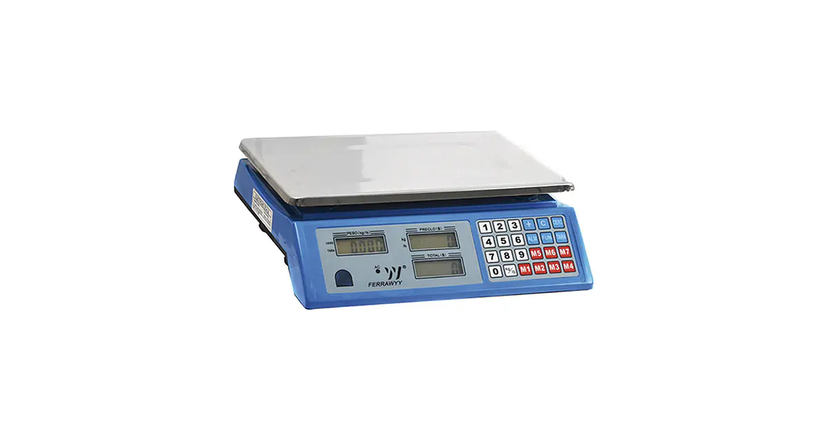 Balanza Digital 30kg Ferrawyy - Alta Precisión