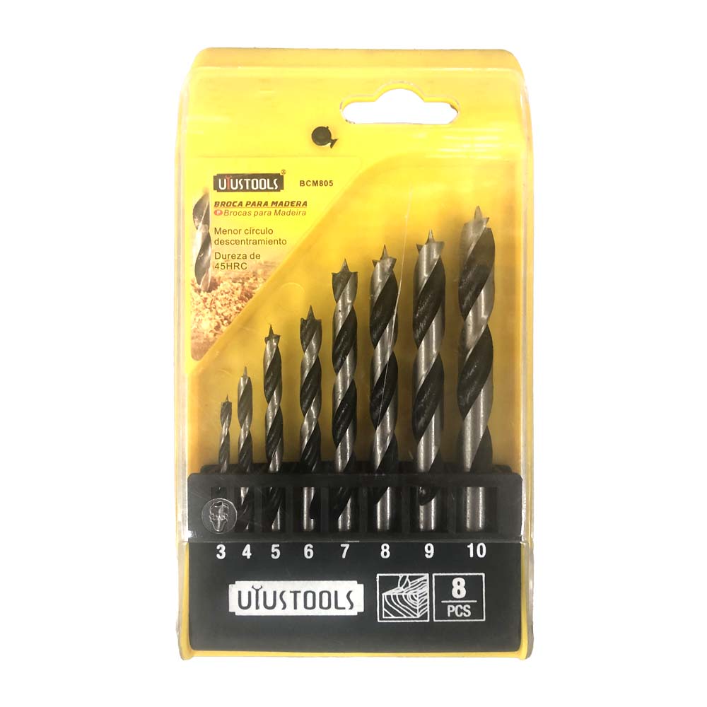 Broca Madera 8pcs UYUSTOOLS