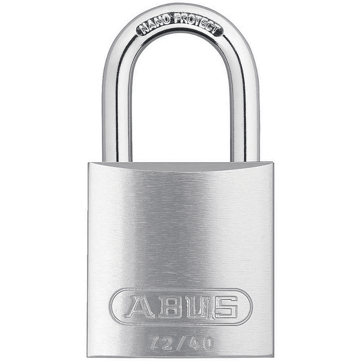 Candado Aluminio 72/40 Hb40 Kd Rtn Plata Abus 1