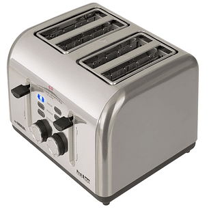 Tostador de Pan 1600W 4 Tostadas TP-2400 Inox Sindelen