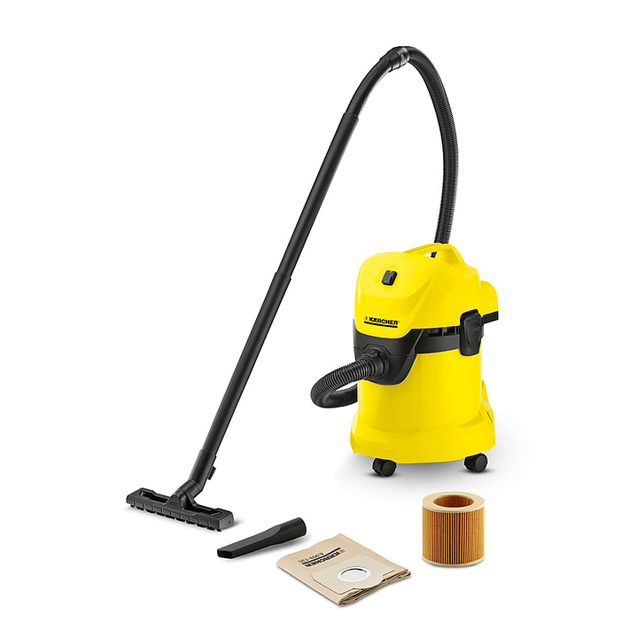 Aspiradora Polvo y Agua WD3 17 lt Karcher Amarillo 1