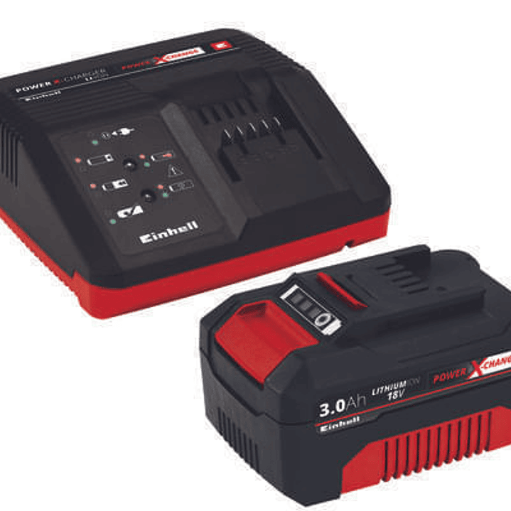 Starter Kit 18v Cargador Con Bateria 3ah Einhell 1