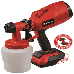 Pistola de Pintar Inalambrica Power X-Change TC-SY 18/60 Li-Solo Einhell