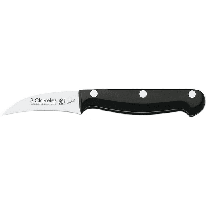 Cuchillo Mondador Inox 6cm Uniblock #1102 3 Claveles 1