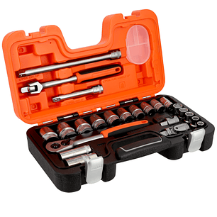 Juego de Dados 1/2” 24 Piezas Bahco S240AF – Precisión y Resistencia Profesional