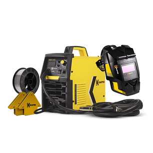 Soldadora Mig 120 Amp Megatec-120Flux +  Mascara + Soldadura Krafter