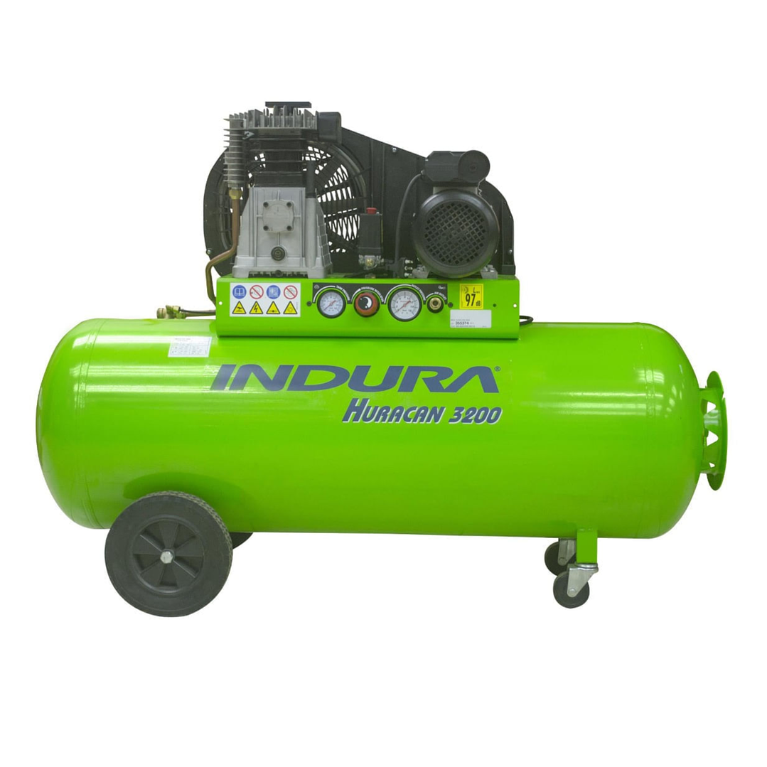 Compresor Aire 3hp 200lt Huracan 3200 Indura 1