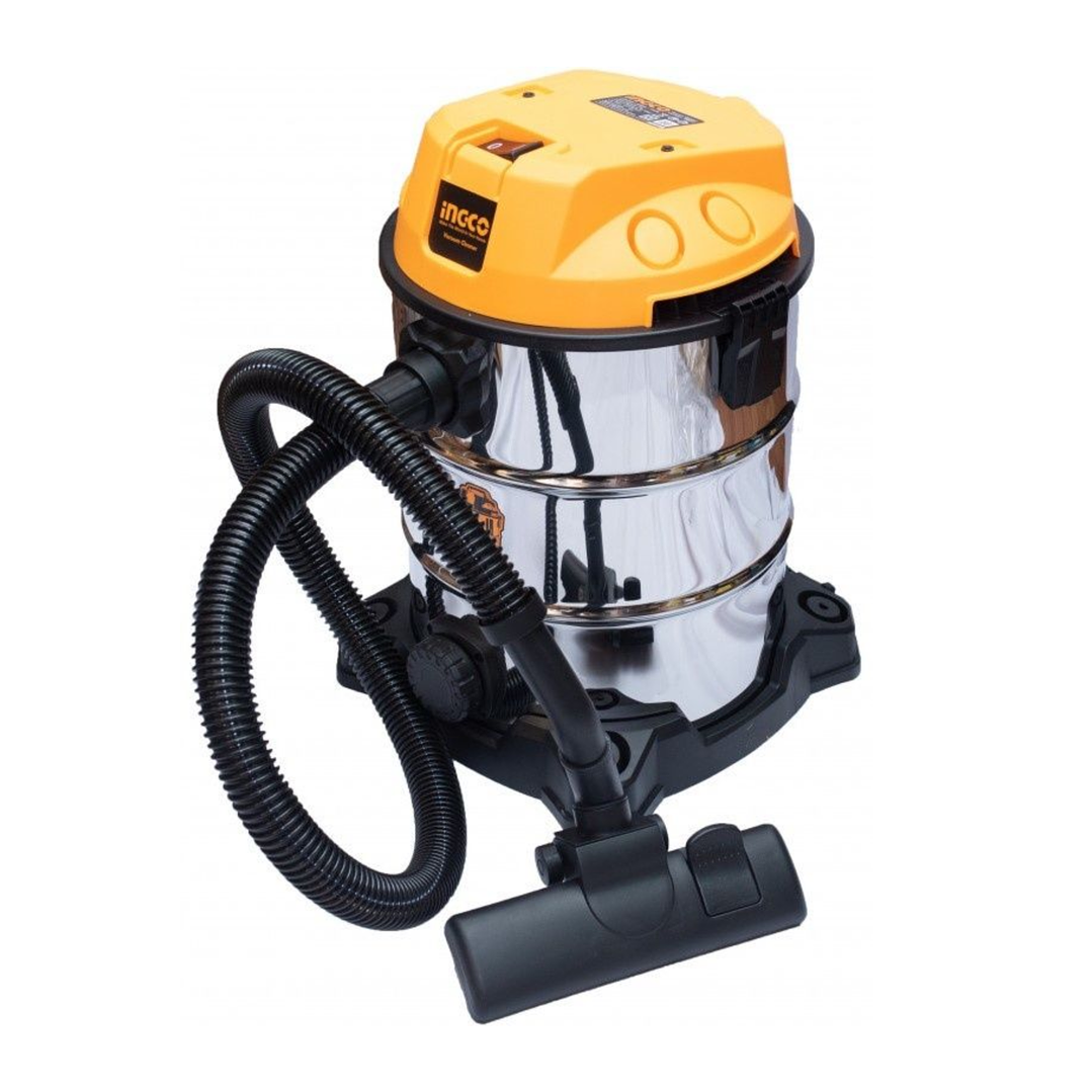 Aspiradora Vc13301 Ingco 1300 Watts 30 Lts Limpia Seco y Humedo 1
