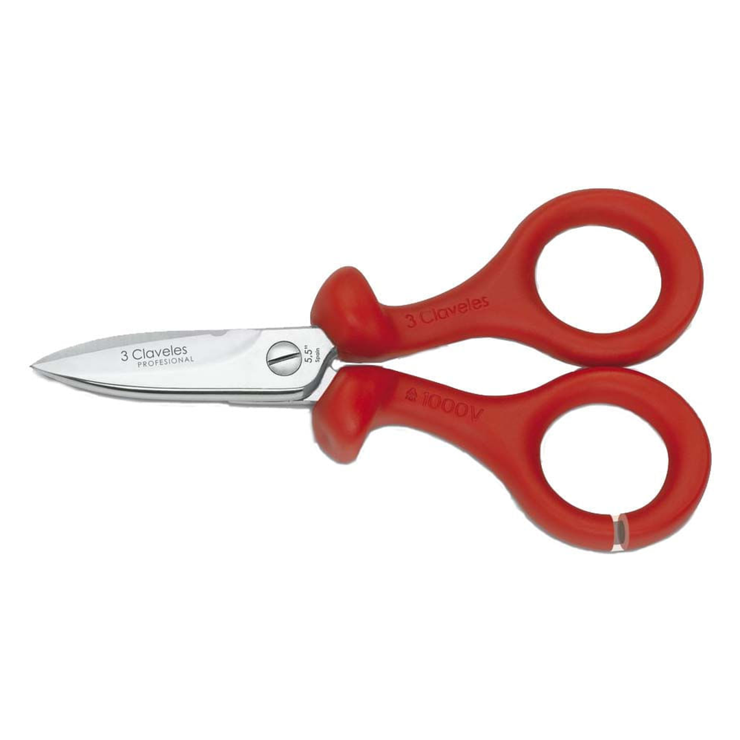 Tijera Electricista 5,5'' 1000v #163 3 Claveles 1