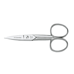 Tijera Curva Uñas 4'' #2015 3 Claveles