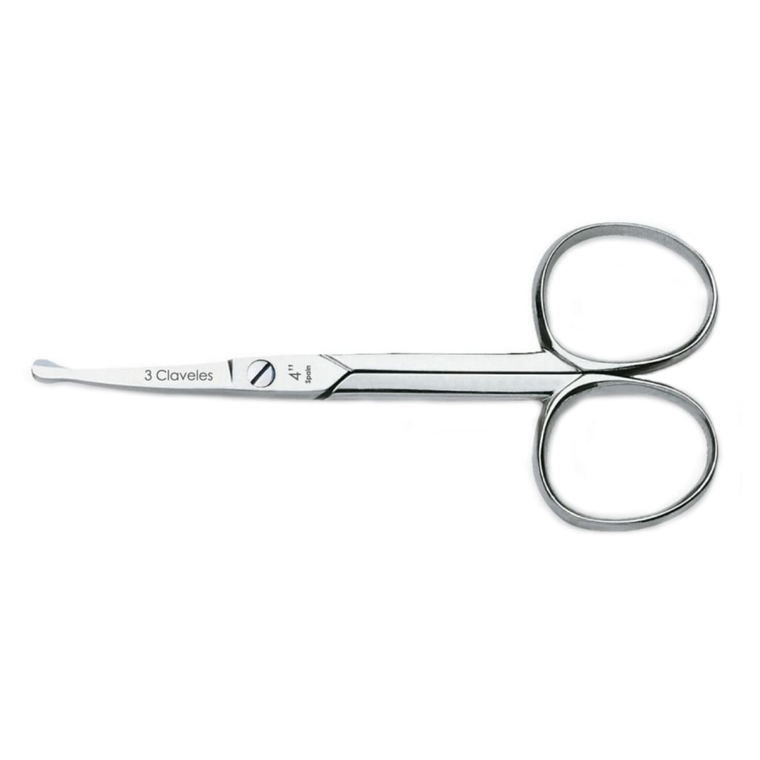 Tijera Uñas Bebe Curva 4'' #12045 3 Claveles 1