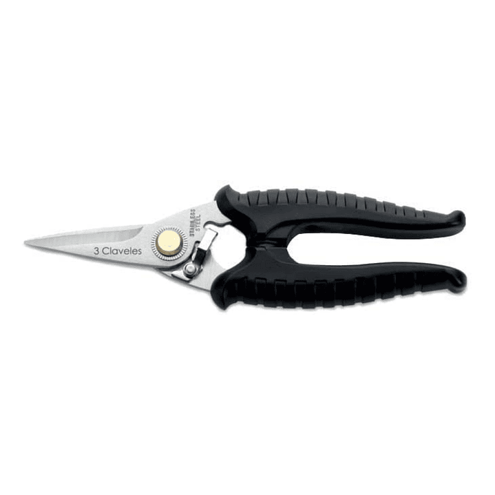 Tijera Corta Todo con Mango Aislante 7'' #165 3 Claveles 1