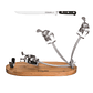 Soporte Jamonero 3 Claveles 1733 + Cuchillo Jamonero 25 cm - Miniatura 1
