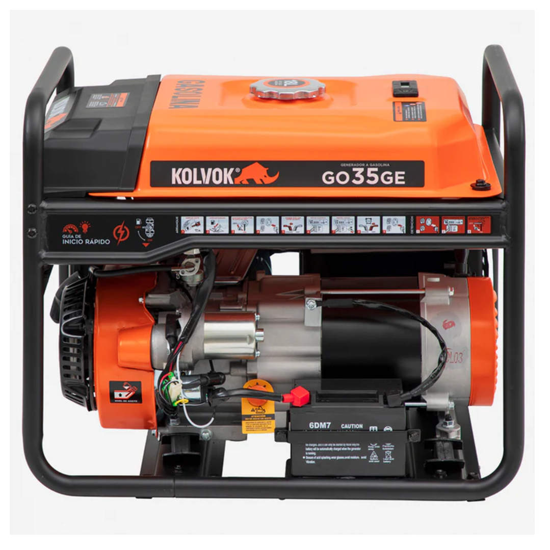 Generador Monofásico GO35GE 3.5 kVA Gasolina Kolvok 2