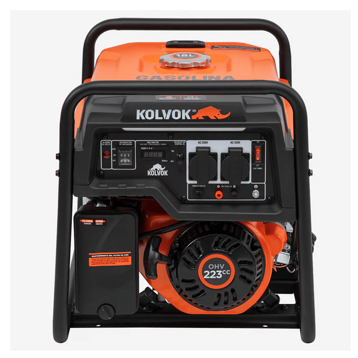 Generador Monofásico GO35GE 3.5 kVA Gasolina Kolvok 3