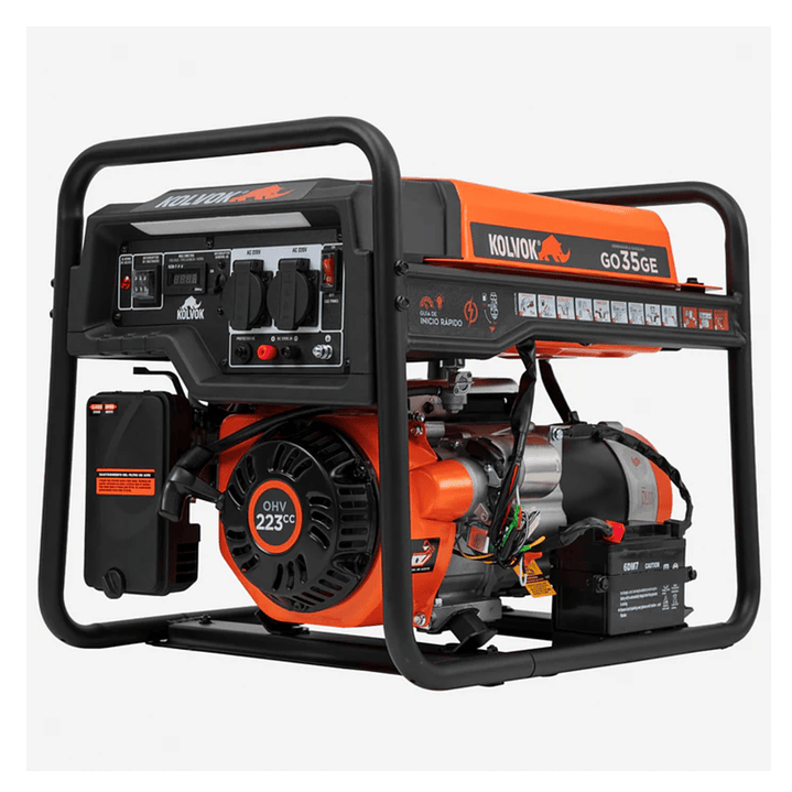 Generador Monofásico GO35GE 3.5 kVA Gasolina Kolvok 6