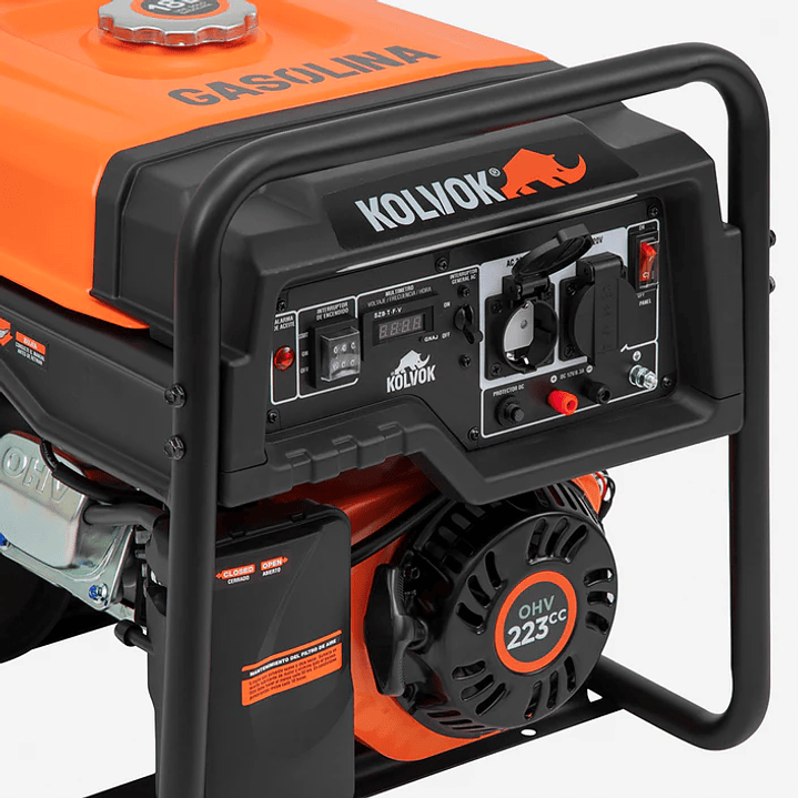 Generador Monofásico GO35GE 3.5 kVA Gasolina Kolvok 7