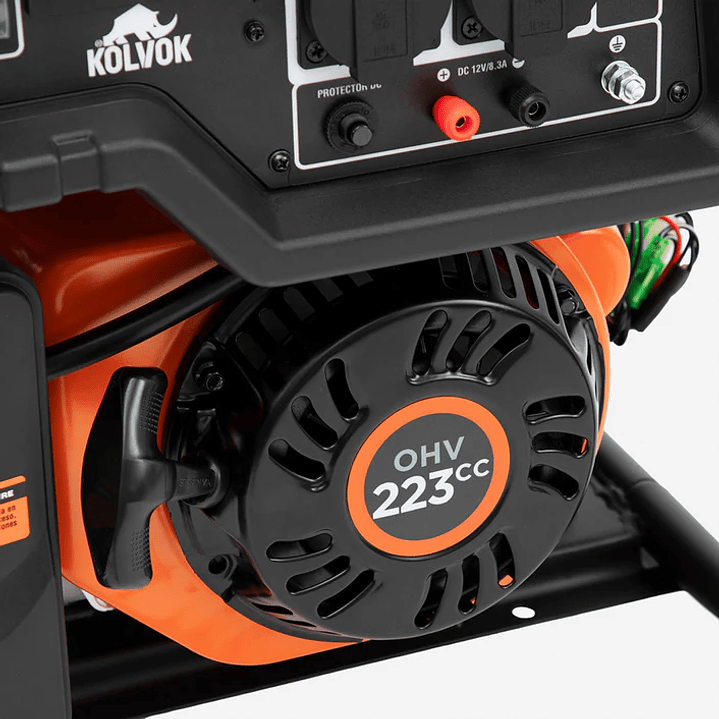 Generador Monofásico GO35GE 3.5 kVA Gasolina Kolvok 9