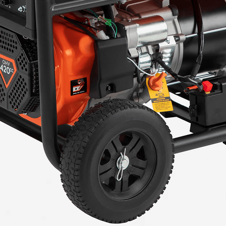 Generador Monofásico GO70GTA 6.5 kVA Gasolina Kolvok 8