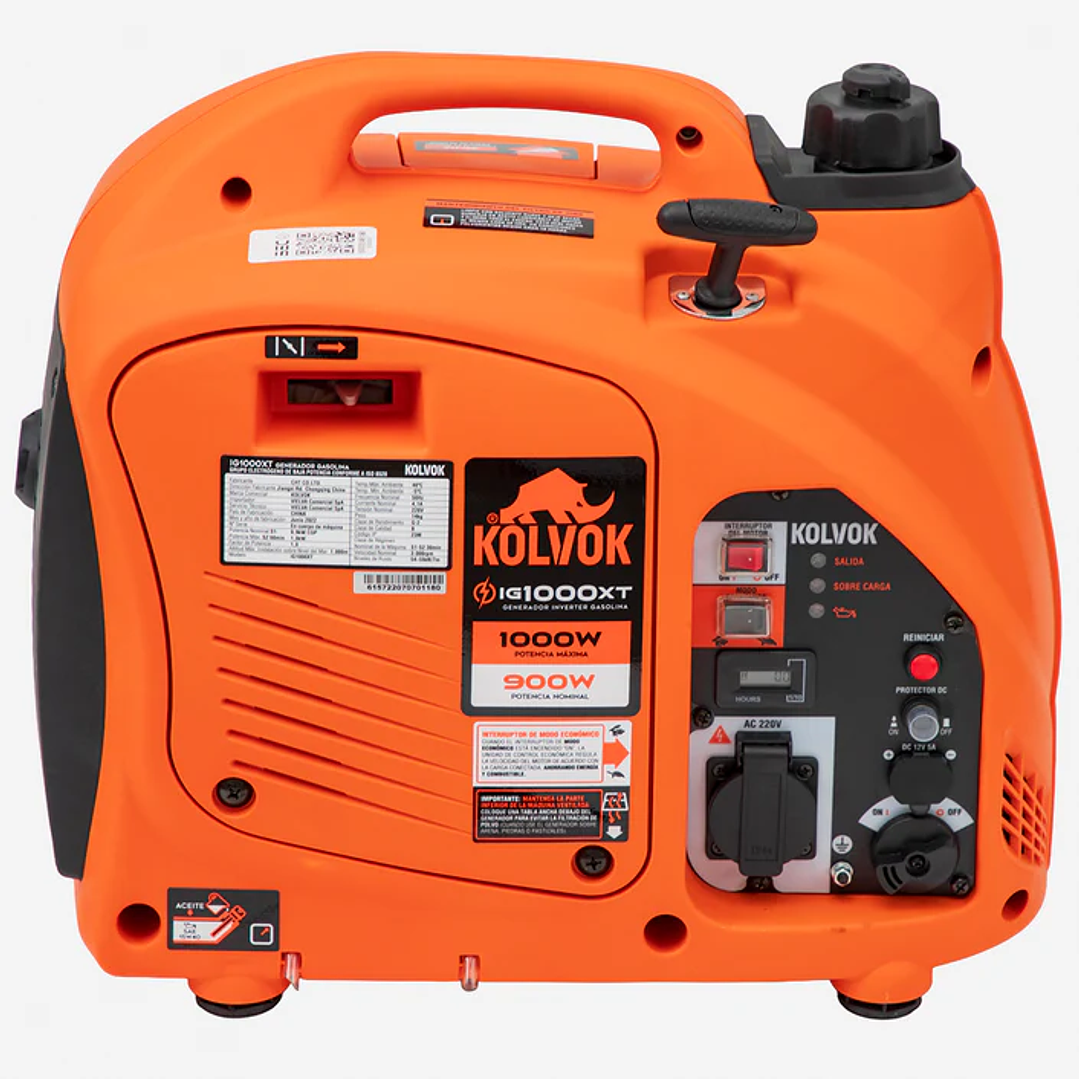 Generador Monofásico IG1000XT 1 kVA Gasolina Kolvok 2