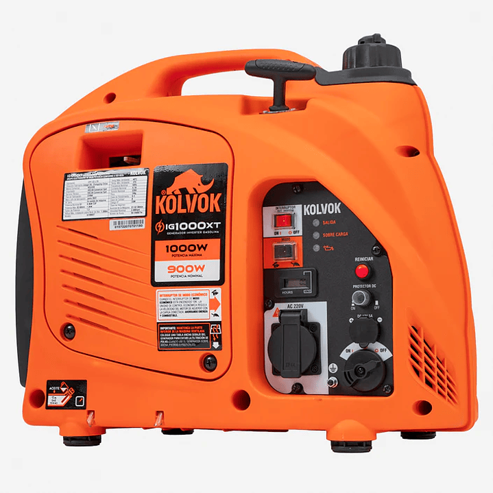 Generador Monofásico IG1000XT 1 kVA Gasolina Kolvok 5