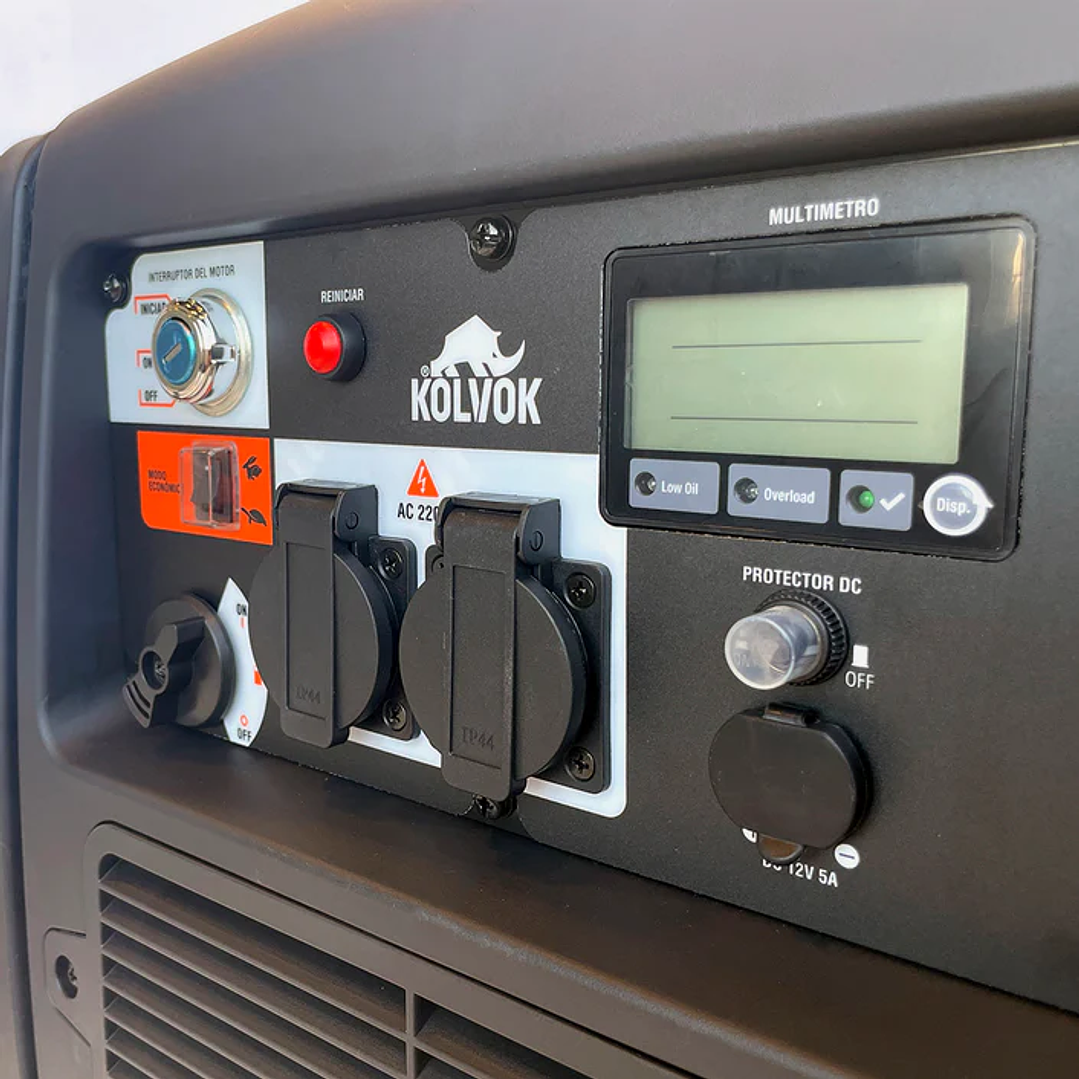 Generador Monofásico IG3200XT 3.2 kVA Gasolina Kolvok 2