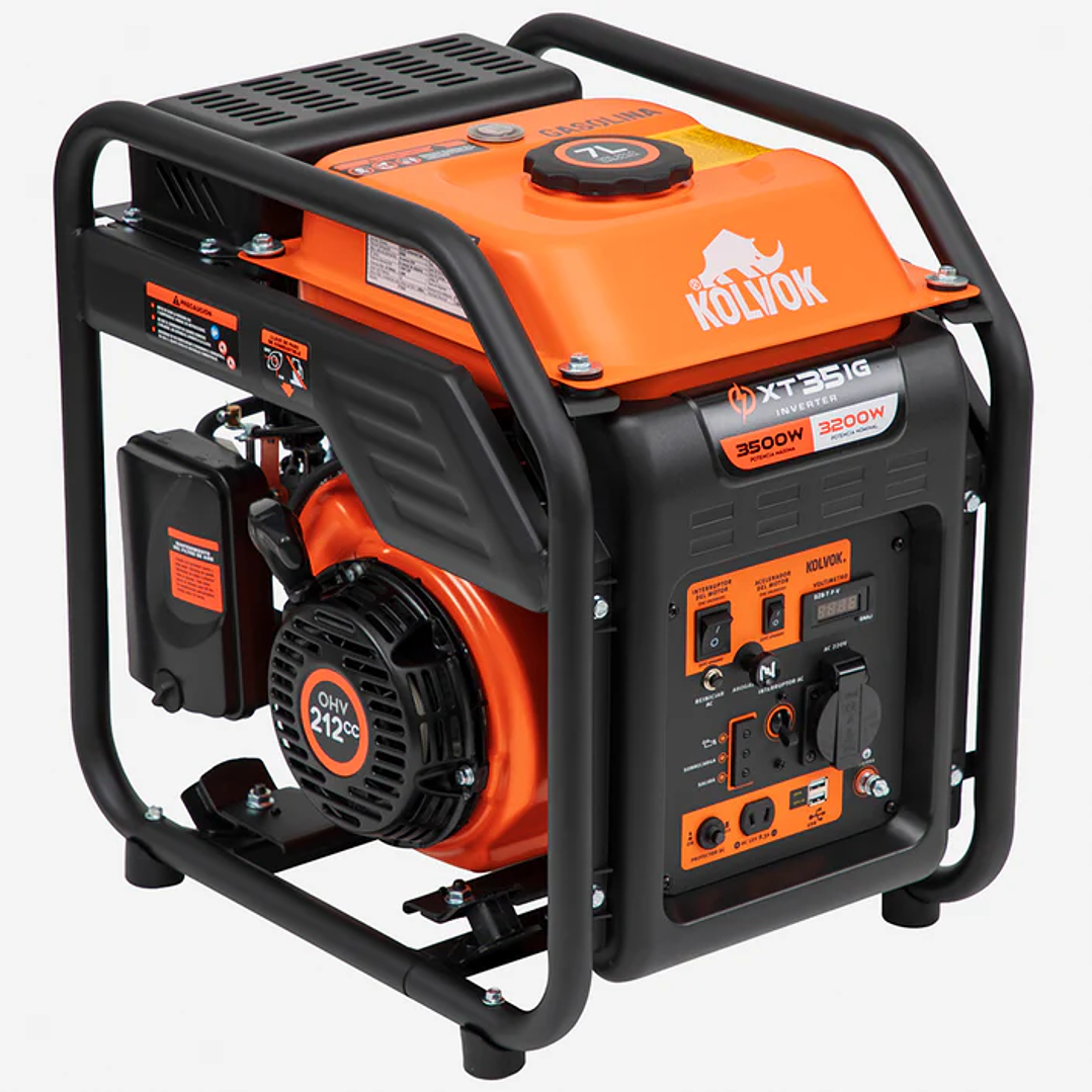Generador Monofásico XT35IG 3.5 kVA Gasolina Kolvok 1