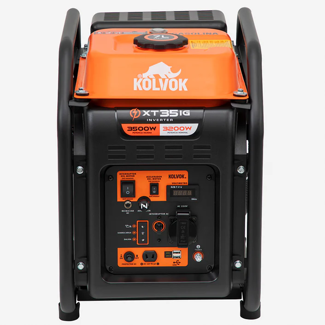 Generador Monofásico XT35IG 3.5 kVA Gasolina Kolvok 2