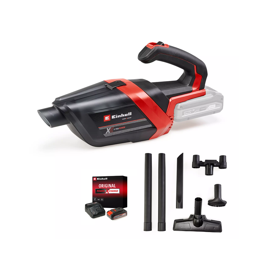 Aspiradora inalámbrica TE-HV 18/06 Li Einhell + Starter Kit 18V 2,5Ah 1