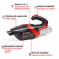 Aspiradora inalámbrica TE-HV 18/06 Li Einhell + Starter Kit 18V 2,5Ah - Miniatura 3