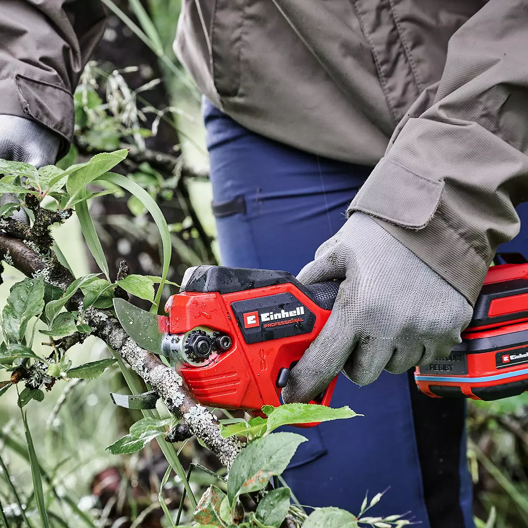 Tijera de podar inalámbrica GP-LS 18/28 Li BL Einhell 18V + Starter Kit 18V 2,5Ah 3
