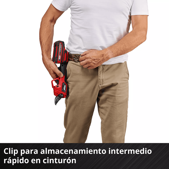 Tijera de podar inalámbrica GP-LS 18/28 Li BL Einhell 18V + Starter Kit 18V 2,5Ah 9