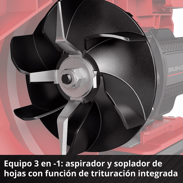 Aspiradora de hojas inalámbrica VENTURRO 18/210 Einhell 18V + Starter Kit 18V 2,5Ah 6