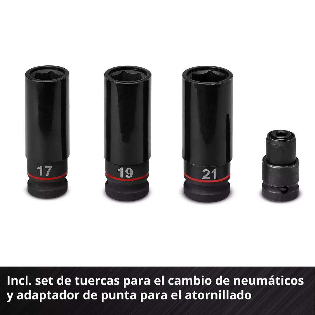 Llave de impacto inalámbrico TP-CW 18/750-C Li BL Einhell + Starter Kit 18V 2,5Ah 5