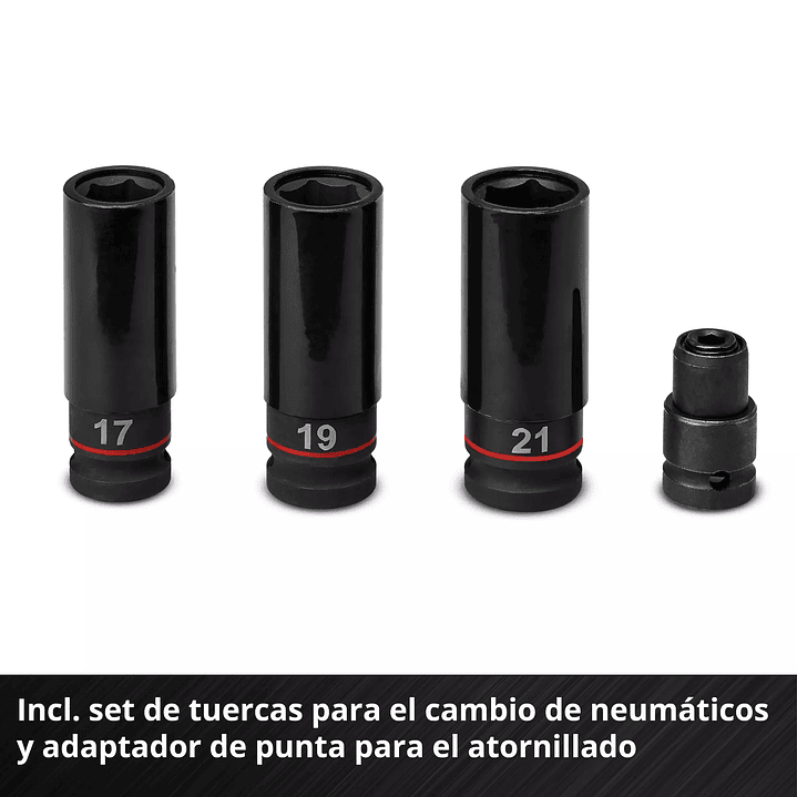 Llave de impacto inalámbrico TP-CW 18/750-C Li BL Einhell + Starter Kit 18V 2,5Ah 5