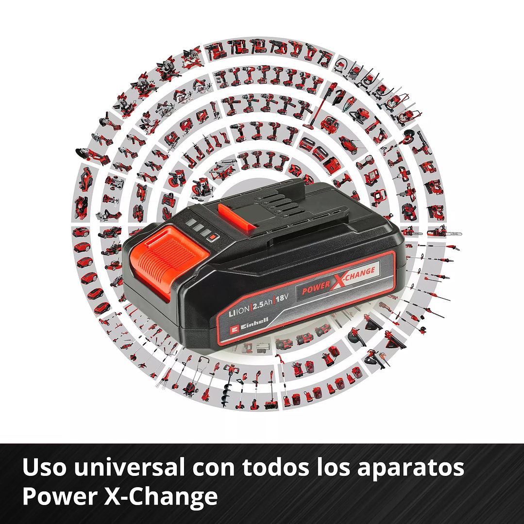 Starter Kit Batería 18V 2,5Ah Power X-Change Einhell + Cargador 4