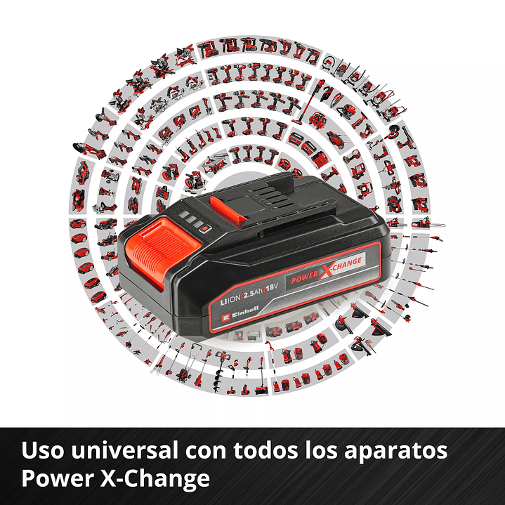 Starter Kit Batería 18V 2,5Ah Power X-Change Einhell + Cargador 4