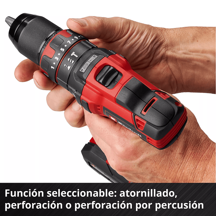 Taladro de Impacto Inalámbrico Einhell TE-CD 18/40 Li-i +64 18V 6