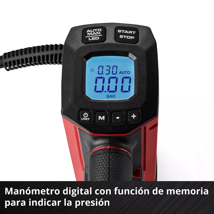 Compresor de Aire Inalámbrico Einhell CE‑CC 18/23 D Li + Starter Kit Batería 18V De 2.5Ah + Cargador  6