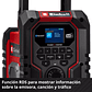 Radio Inalámbrica Einhell TE‑CR 18 Li DAB+/FM/BT + Starter Kit 18V 2,5Ah - Miniatura 10