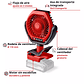 Ventilador inalámbrico Einhell GC-CF 18/110 Li-Solo 18V - Miniatura 2