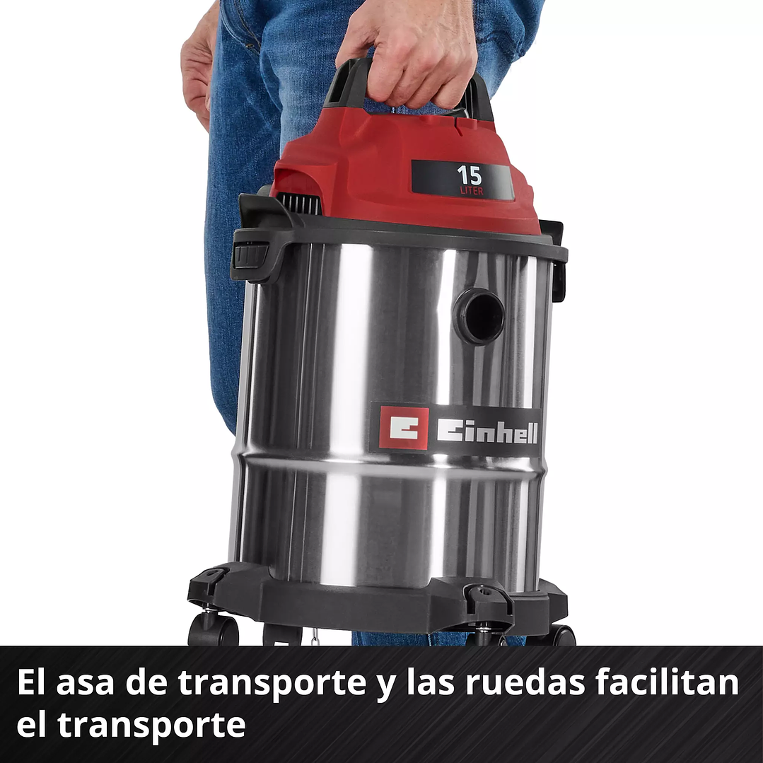 Aspiradora Eléctrica Seco/Húmedo Einhell TC-VC 1540 S 900 W 15 L 7