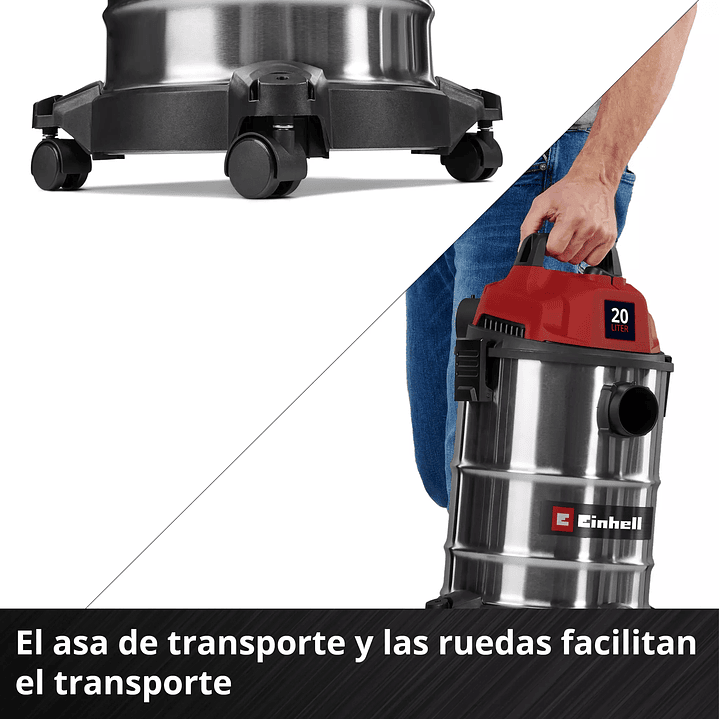 Aspiradora eléctrica Seco/Húmedo Einhell TC-VC 2045 S 900 W 20 L 6