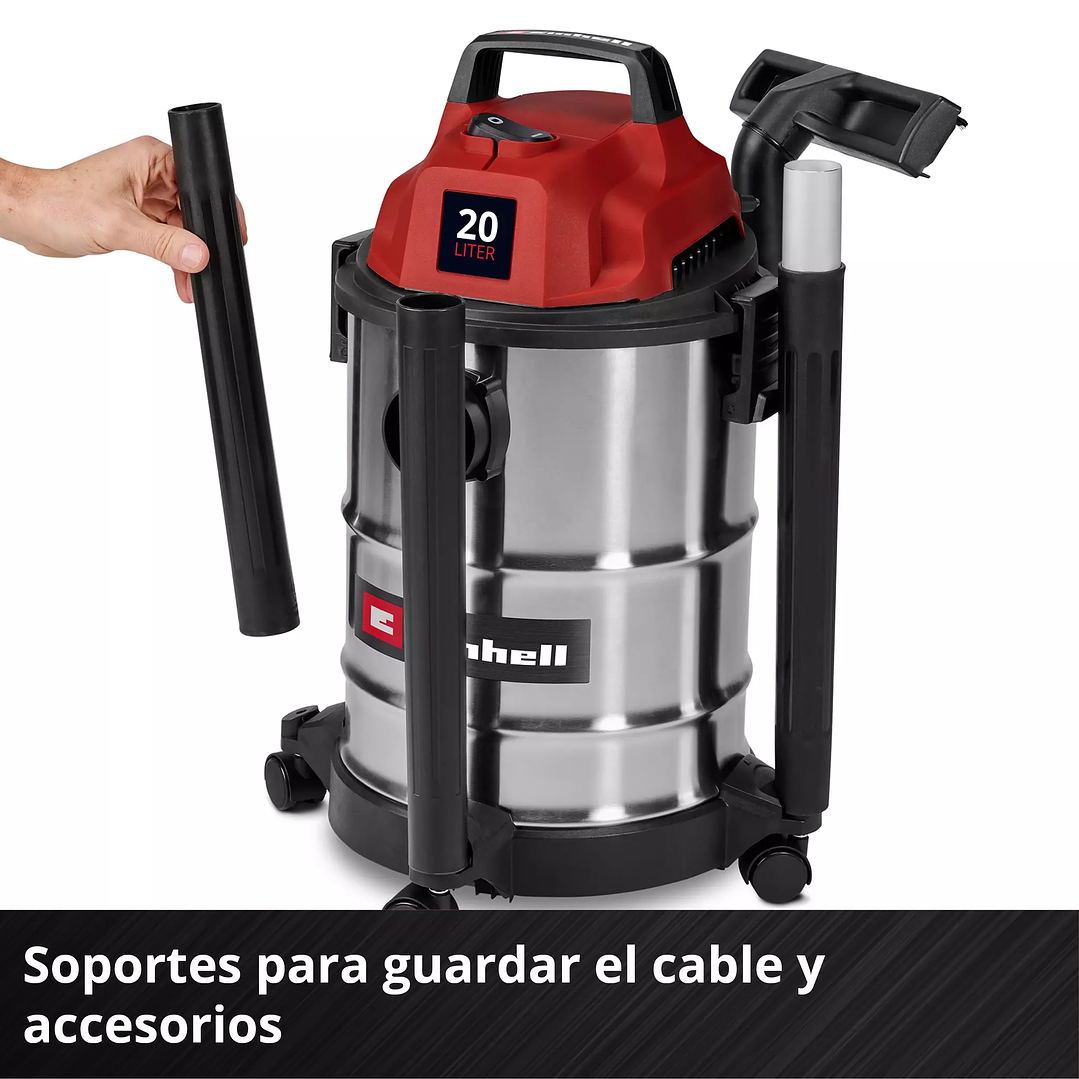 Aspiradora eléctrica Seco/Húmedo Einhell TC-VC 2045 S 900 W 20 L 7