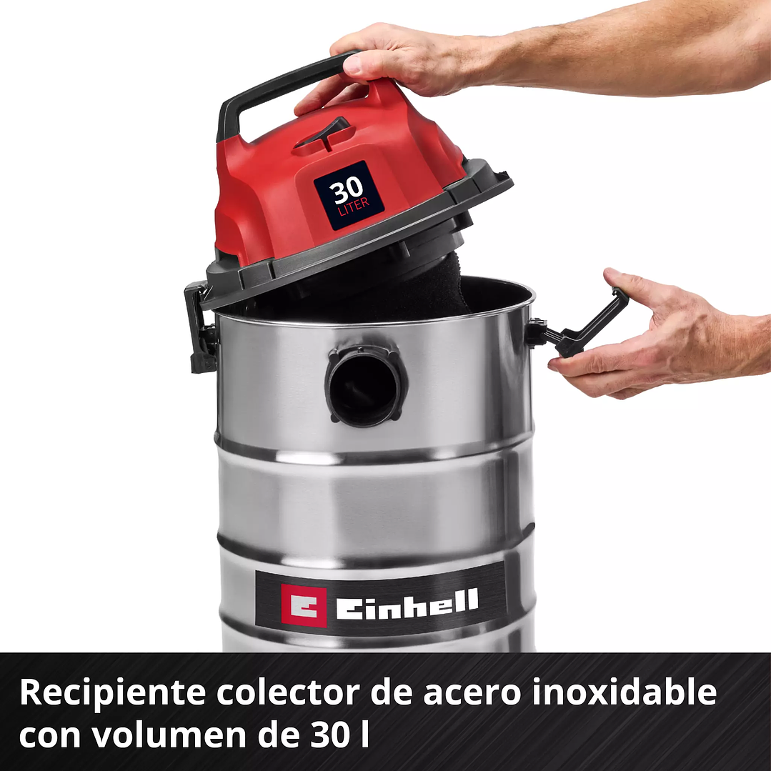 Aspiradora eléctrica Seco/Húmedo Einhell TC‑VC 3055 S 950 W 30 L 5