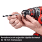 Taladro de Impacto Inalámbrico TP-CD 18/80 Li-i BL Einhell 18V + 2 Baterías 2,0Ah - Miniatura 8